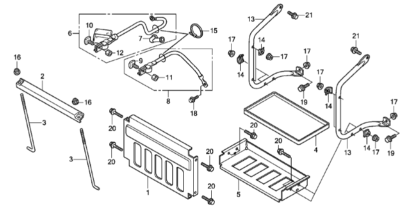 BATTERY TRAY